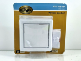 Hampton Bay Wireless Plug-In Doorbell Kit With Wireless Push Button White - £13.14 GBP