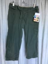  Womens Capri pants khaki green size 0 by roxy  - £19.58 GBP