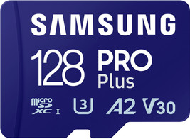 Samsung - Pro Plus + Adapter 128GB microSDXC Memory Card, Up-to 180MB/s, UHS-... - £39.16 GBP