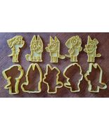 Bluey Cookie Cutters Set 10pc Bingo Family Baking Molds Kids Party Fonda... - $13.72
