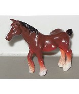 Pretend Play HORSE PVC figure RARE Vintage Hard Plastic equestrian Clyde... - $6.91 CAD