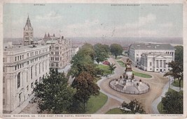 Richmond Virginia VA City Hall Washington Monument State Capitol Postcard A12 - £2.36 GBP