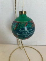 Hallmark Keepsake Ornament Grandparents Glass Ball 1990 - £3.95 GBP