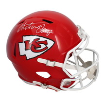 Christian Okoye Autographed Kansas City Chiefs Full Size Speed Helmet Beckett - £170.35 GBP