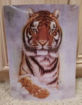 Must See; New; Bengal Tiger In Snow 3D Poster Art Deco; Amazing Gift 11.5 X 15.5 - £12.65 GBP