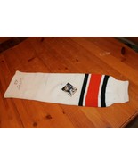 Craig Berube Philadelphia Flyers Autographed Game Worn Sock stocking FLYERS - $3,583.83 MXN
