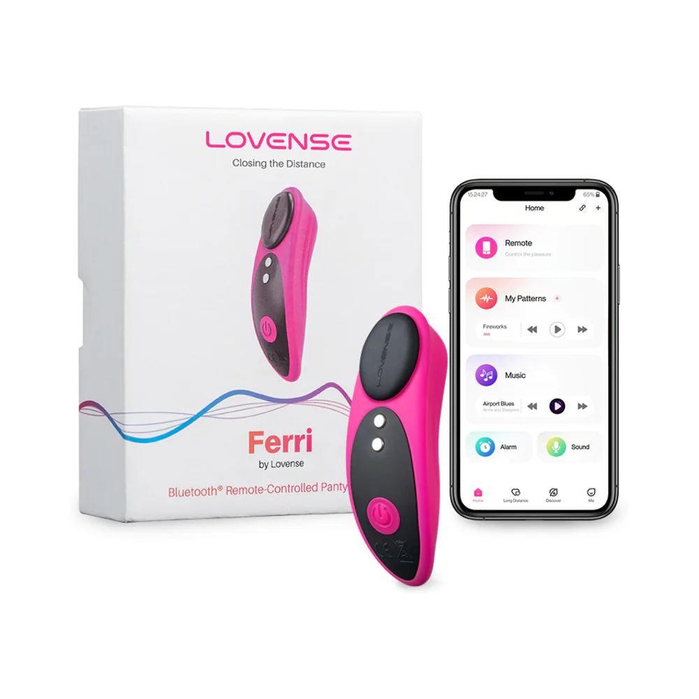Lovense Ferri Bluetooth Remote-Controlled Panty Vibrator - $118.00