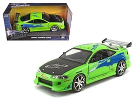 Brian&#39;s Mitsubishi Eclipse Green with Black Hood and Graphics &quot;The Fast ... - £35.22 GBP