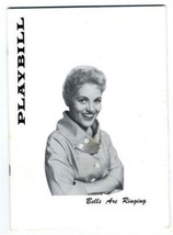 Bells Are Ringing Playbill Judy Holliday 1957 Jean Stapleton Heywood Hal... - $17.87