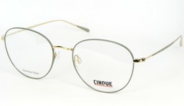 CINQUE Von VISTAN 11068 1 Oliv-Grau-Taupe /Gold Brille 52-18-140Mm - £60.44 GBP