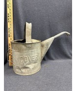 Vintage Dover Galvanized Watering Can Unique Large 2 Gallon Embossed - £47.98 GBP