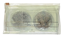 Hello Crush So Refreshed Cooling Gel Glitter Spa Eye Mask For Puffy Eyes, Silver - $11.87