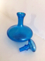 genie in a bottle deep blue bottle with topper - $49.99