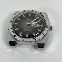 1973 Timex Electronic Men&#39;s Vintage Watch Dive Bezel Starts / Stops - £53.51 GBP