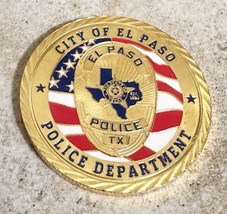CITY OF EL PASO TEXAS PD POLICE DEPARTMENT CHALLENGE COIN. Fast Shipping! - $14.81