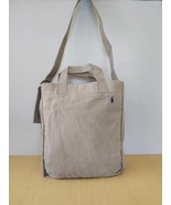 Polo Ralph Lauren Canvas Tote Bag pony logo Free Worldwide Shipping FTP/... - $2,573.62 MXN