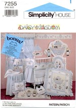 Simplicity 7255 Daisy Kingdom Baby Quilt Noahs Ark Infant Nursery pattern UNCUT - £21.78 GBP