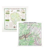 Yosemite National Park Bandanna 2-Pack Bundle California Map Nature Facts - €15,47 EUR