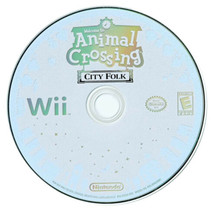 Animal Crossing City Folk Nintendo Wii 2008 Video Game DISC ONLY tom nook cute - £19.42 GBP