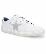 Steve Madden Men&#39;s Dixxin Sneaker, White Synthetic Leather-Size 7M - $30.01 CAD