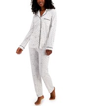 Alfani Womens Ultra-Soft Printed Pajama Set Size XX-Large Color Nat Night Sky - £39.18 GBP