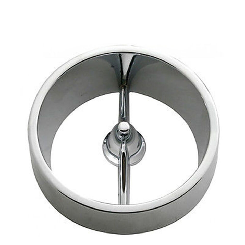 63 Chevy Impala Rear Plastic Tail Back Up Light Lens Chrome Trim Ring Be... - $3.39