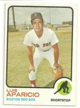 Topps #165 Luis Aparicio Boston Red Sox Baseball Card - 1973 - £7.92 GBP