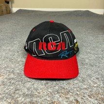 Vintage Nascar Hat Snapback Black Red RCA Jeremy Mayfield Racing Big Logo Sport - $18.98