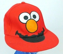 Elmo Sesame Street Red Baseball Cap Hat Adult Sz S Box Ship - £9.50 GBP