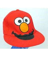 Elmo Sesame Street Red Baseball Cap Hat Adult Sz S Box Ship - £9.44 GBP