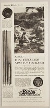 1930 Print Ad Bristol Meek Fly Fishing Reels &amp; Rangeley Rods Bristol,Con... - $15.28