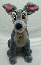 Walt Disney Store Lady &amp; The Tramp Soft Tramp Puppy Dog 15&quot; Plush Stuffed Animal - £15.46 GBP