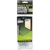 Heavy Duty Hangman Mirror &amp; Picture Hanger W/Walldogs 6-75lbs (Pack of 2) - $889.70 MXN