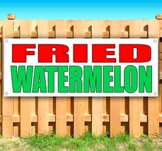 Fried Watermelon Advertising Vinyl Banner Flag Sign Many Sizes - £14.13 GBP+