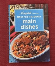 Vintage 1975 Campbell&#39;s Soup Cookbook MOST-FOR-THE-MONEY Main Dishes Spiral Hb - £4.77 GBP