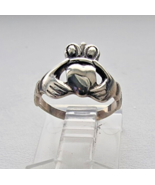 VINTAGE 925 STERLING SILVER CLADDAGH KIDS RING SIZE 2.5 - $28.71