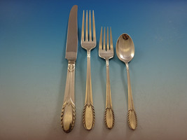 Trousseau by International Sterling Silver Flatware Set 8 Service 36 Pcs Dinner - £1,673.75 GBP