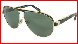 ZILLI Sunglasses Titanium Acetate Leather Polarized France Handmade ZI 65031 C01 - £649.52 GBP