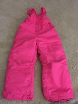 Cat &amp; Jack Girls Hot Pink Winter Snowpants 2T - £10.42 GBP