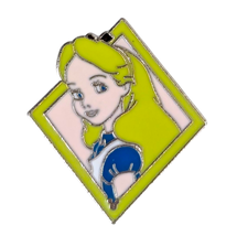 Alice in Wonderland Disney Pin: Classic Alice Portrait - $241.50 MXN