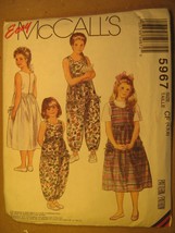 UNCUT Sewing Pattern 1992 McCALL&#39;S Size CF 4,5,6 5967 JUMPSUIT Jumper [Z... - $3.99