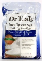 1 Bag Dr Teals 4 Lbs Fragrance Free Pure Epsom Salt Ultra Fine Soaking Solution - £14.25 GBP