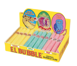 Dubble Bubble El Bubble Original Bubble Gum Cigars, Assorted Fruit Flavo... - $22.76