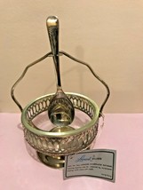 Leonard Silverplate Sugar Bowl With Sugar Spoon - £12.54 GBP