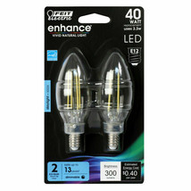 Feit Electric BPCTC40950CAFL2 3.3W 5000K 300 Lumens Daylight LED Light Bulb - £6.36 GBP