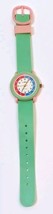 Vintage FirsTime Kid&#39;s Watch Learning Time First Watch Mint Green/Light ... - $17.50