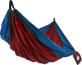 Two-Person Portable Camping Hammock From Equip Outdoors With Hanging Kit - £35.52 GBP