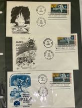 Space Program Apollo International Postage Stamp Album 23 Page RARE LOT USA image 11