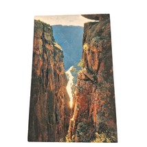 Postcard Gunnison River Black Canyon Gunnison National Monument Chrome U... - $6.92