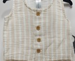 Modern Moments by Gerber Baby Boy Top and Short Outfit Set, Beige Size 0/3M - $15.83
